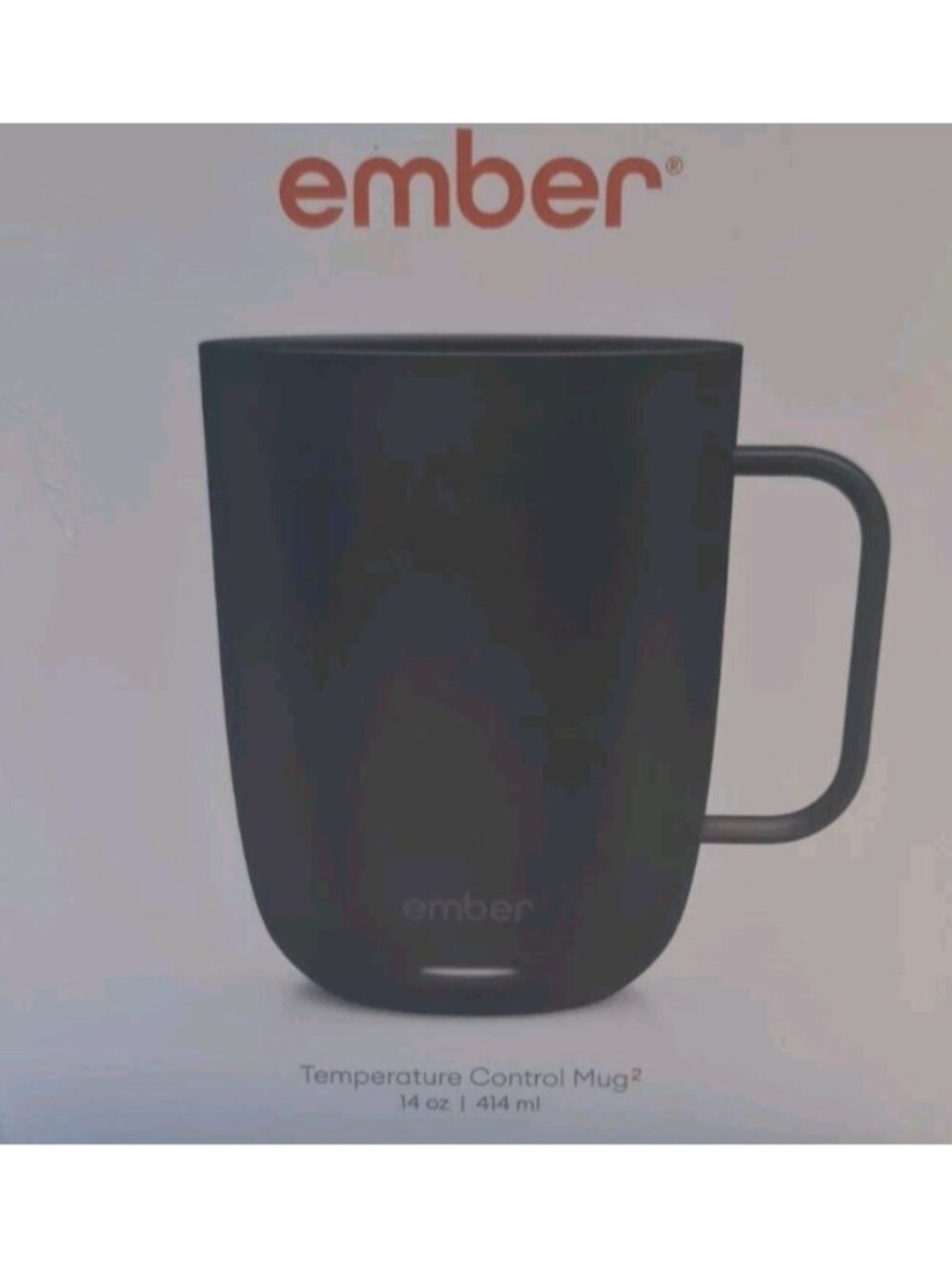 Ember Temperature Control Smart Mug 2, 14 oz, Black, 80 min. Battery Life - App